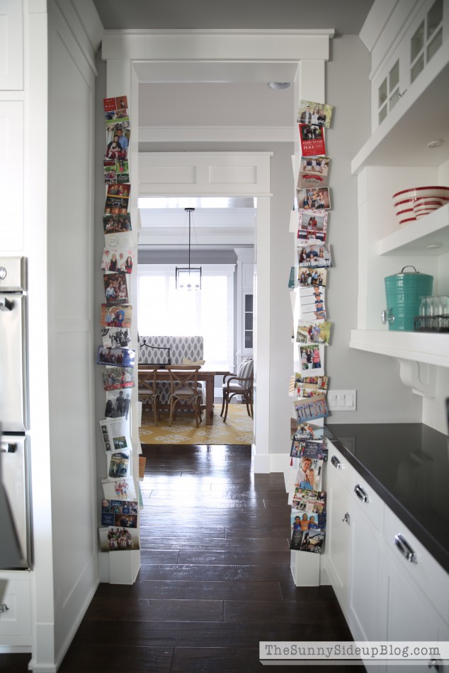 christmas-cards-displayed-on-door-frames