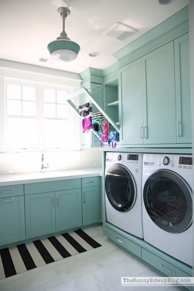 built-in-laundry-rack