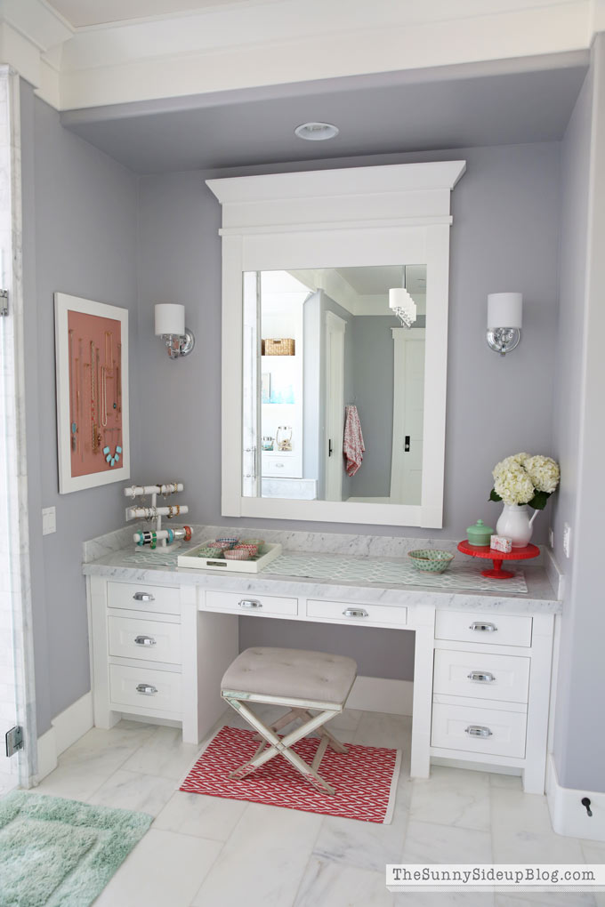 Organized Vanity Drawers