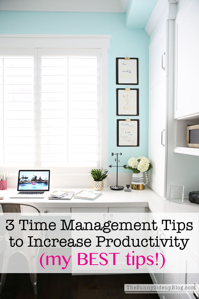 3 time management tips to increase productivity