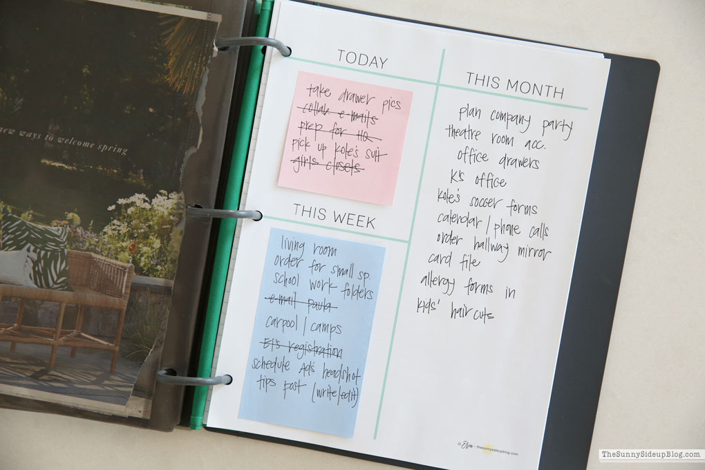 How I Plan my Day (with free planning printables!) Sunny Side Up