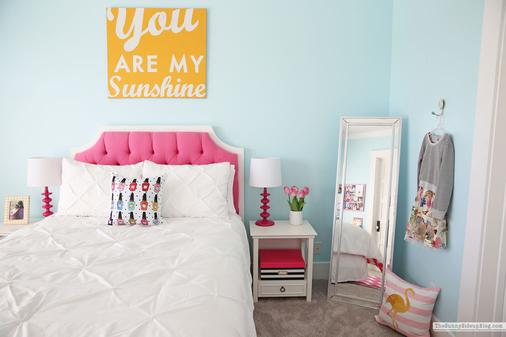 Girl's Bedroom Update (Sunny Side Up) 