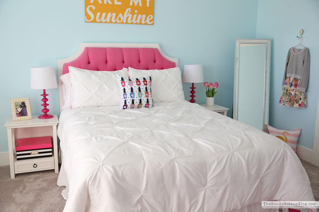 Girl's Bedroom Update (Sunny Side Up) 