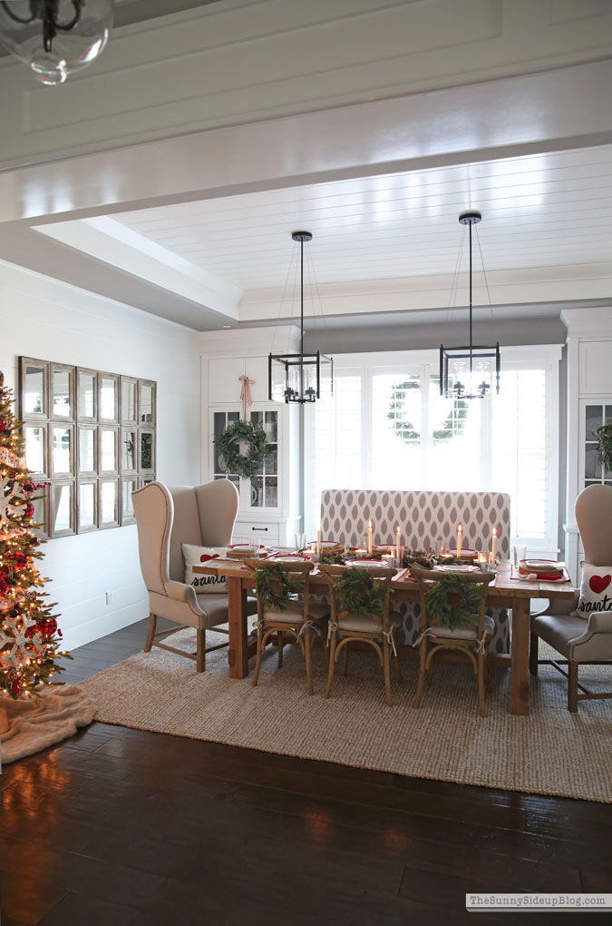 Christmas Dining Room (Sunny Side Up)