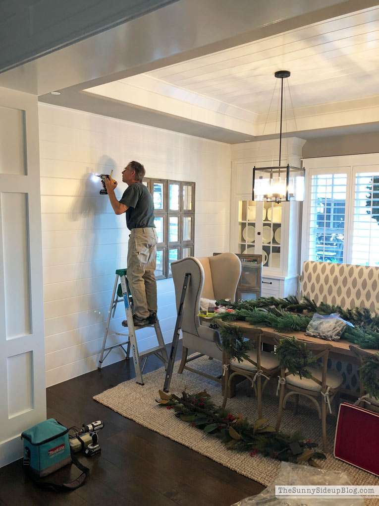 Shiplap Wall Dining Room Progress! (Sunny Side Up)