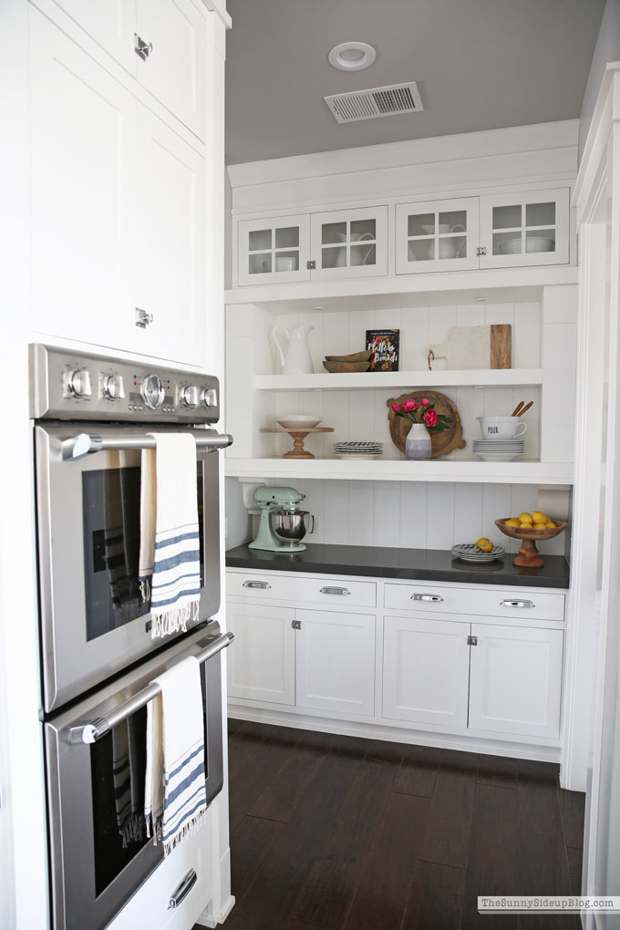 Kitchen Shelf Styling (Sunny Side Up)