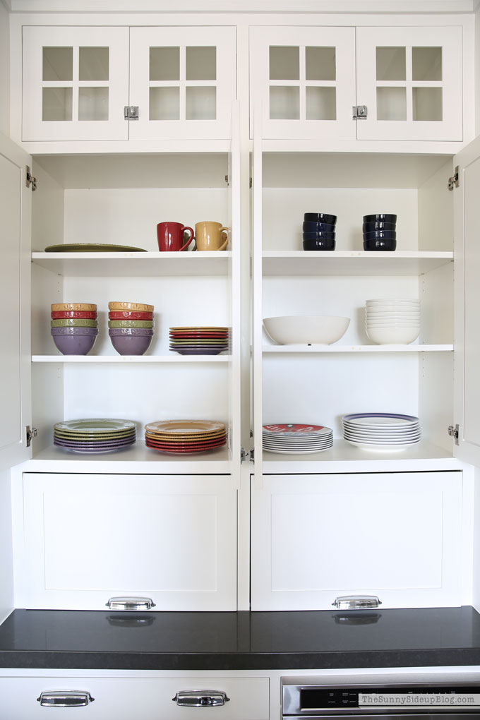 Organized Kitchen Cupboards (Sunny Side Up)