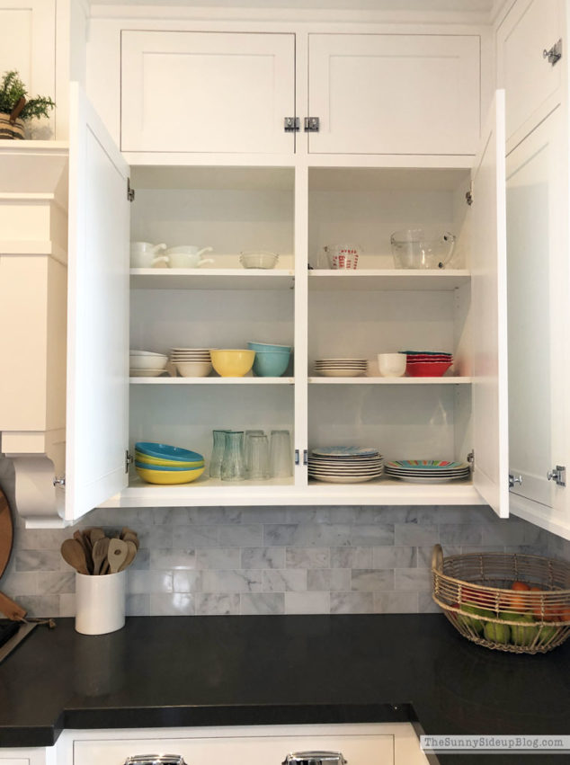 Organized Kitchen Cupboards (Sunny Side Up)