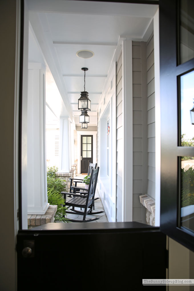 4th of July Porch (new rocking chairs!) Sunny Side Up