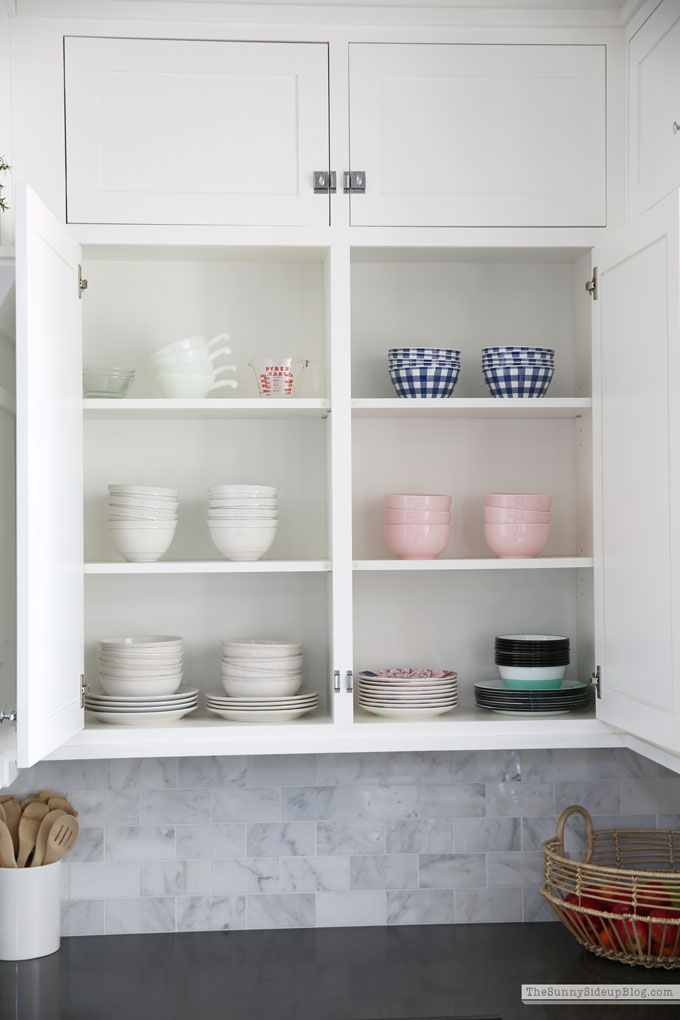 Organized Kitchen Cupboards (Sunny Side Up)