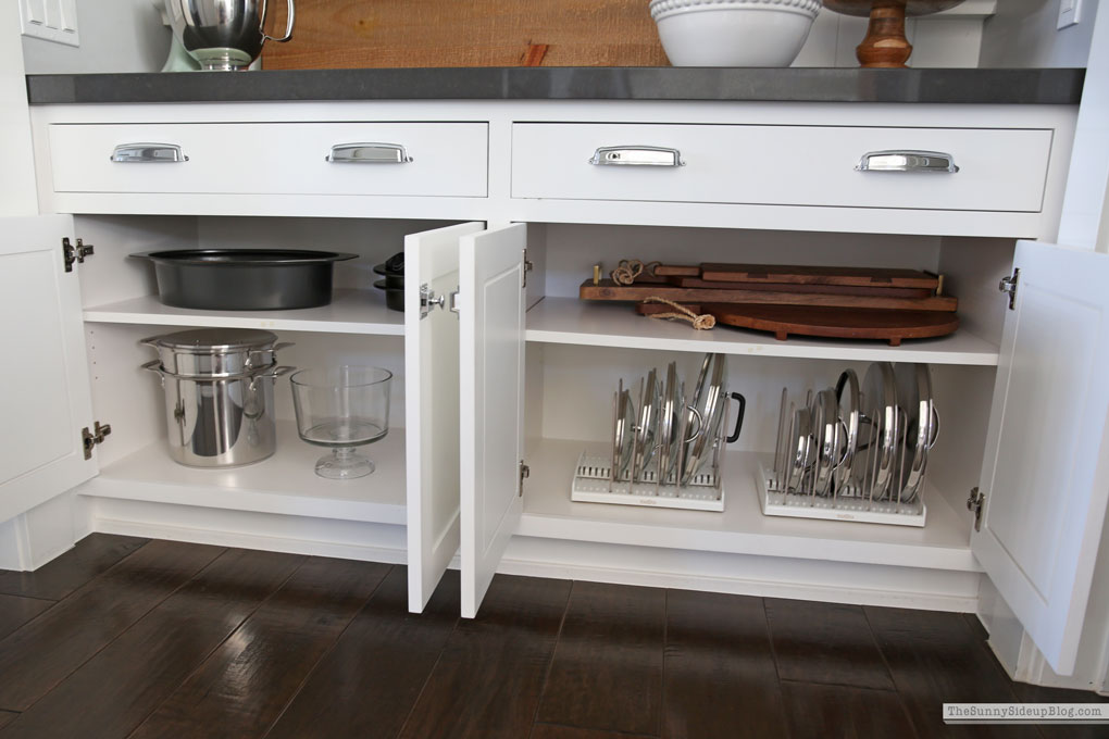 Organized Kitchen Cupboards (Sunny Side Up)