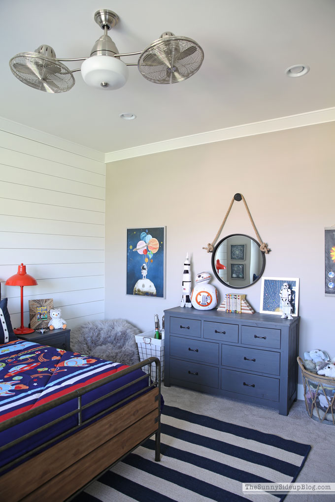 Boys Space Themed Bedroom (Sunny Side Up)