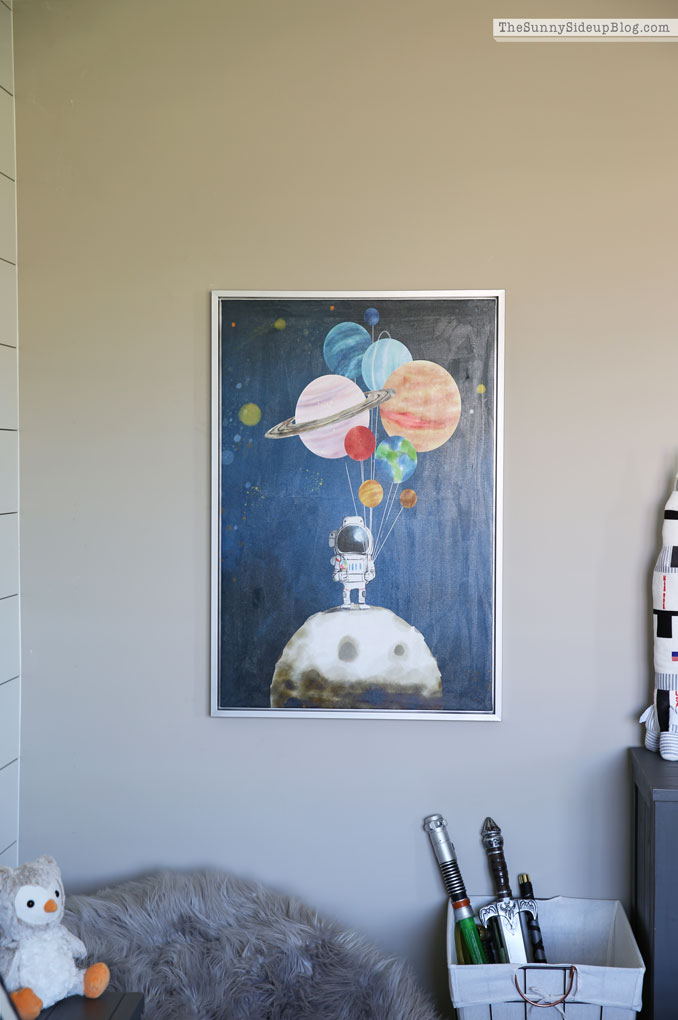 Boys Space Themed Bedroom (Sunny Side Up)