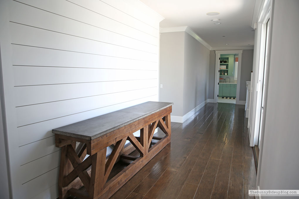 Shiplap Hallway Decor Plan (Sunny Side Up)