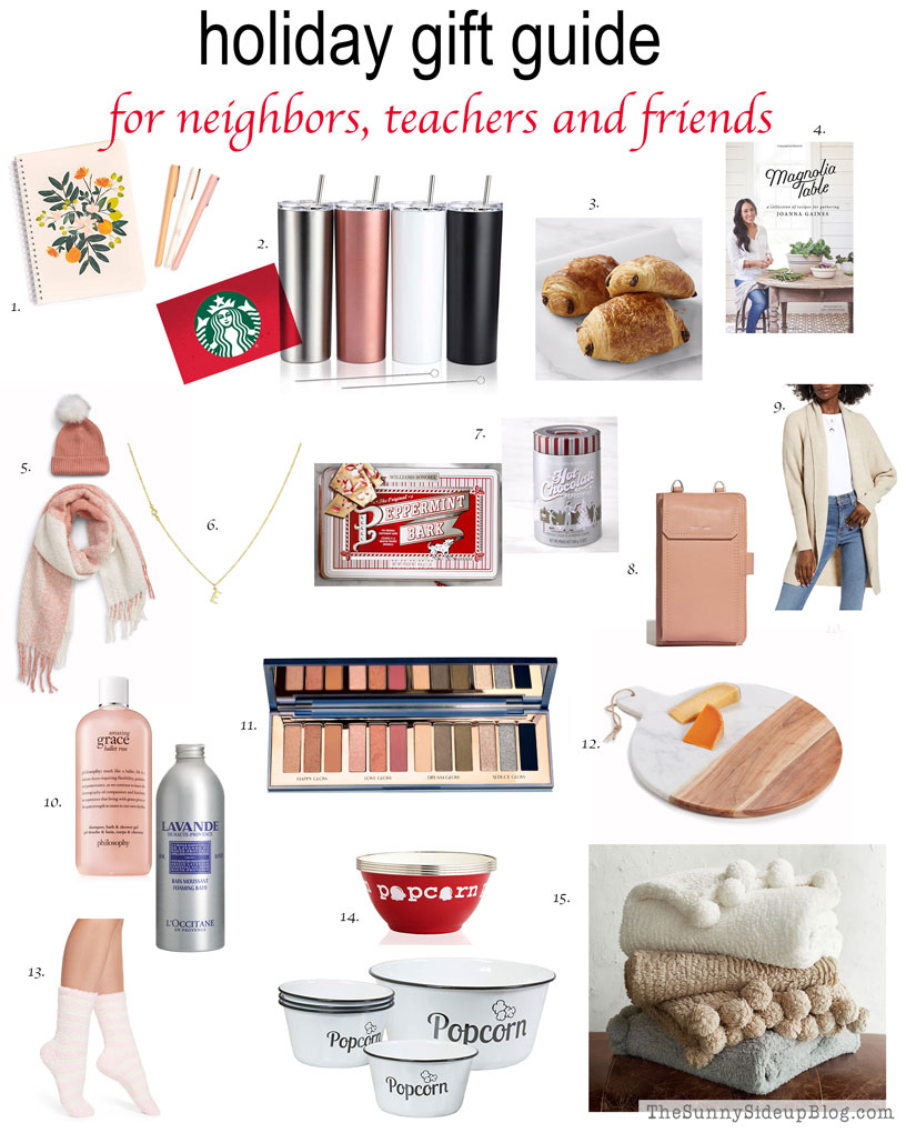 Holiday Gift Guide - Neighbors, Teachers, Friends (Sunny Side Up)