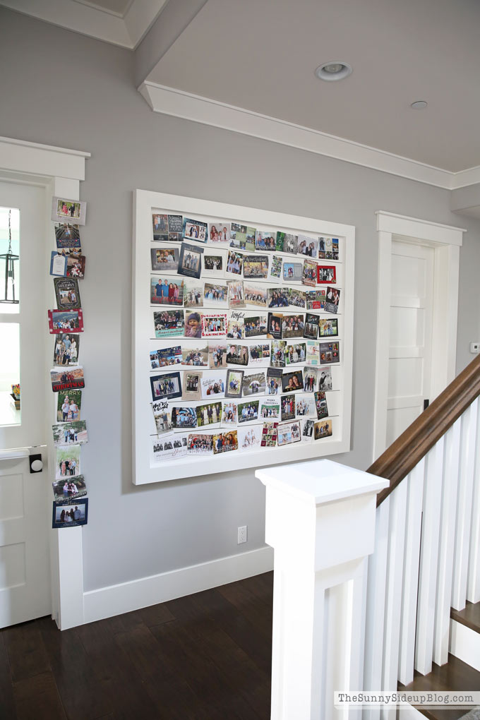 Christmas Card Display Wall (Sunny Side Up)