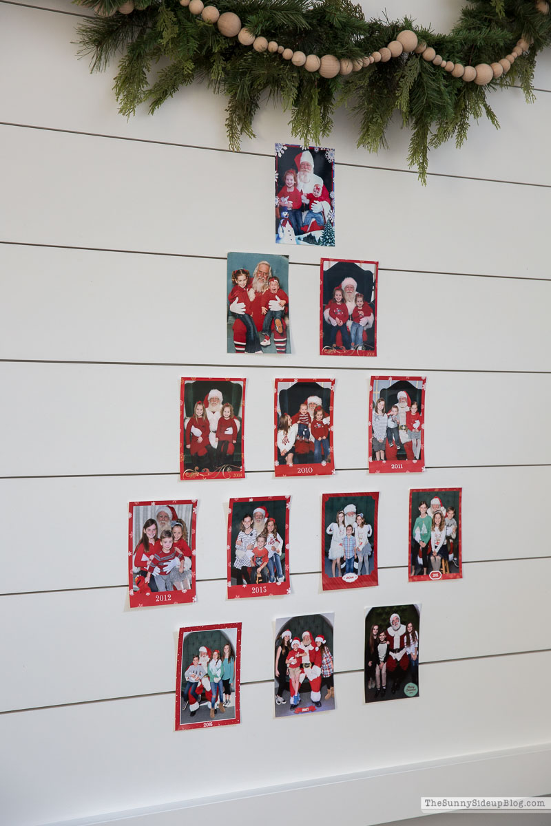 Santa Picture Display Wall (Sunny Side Up)