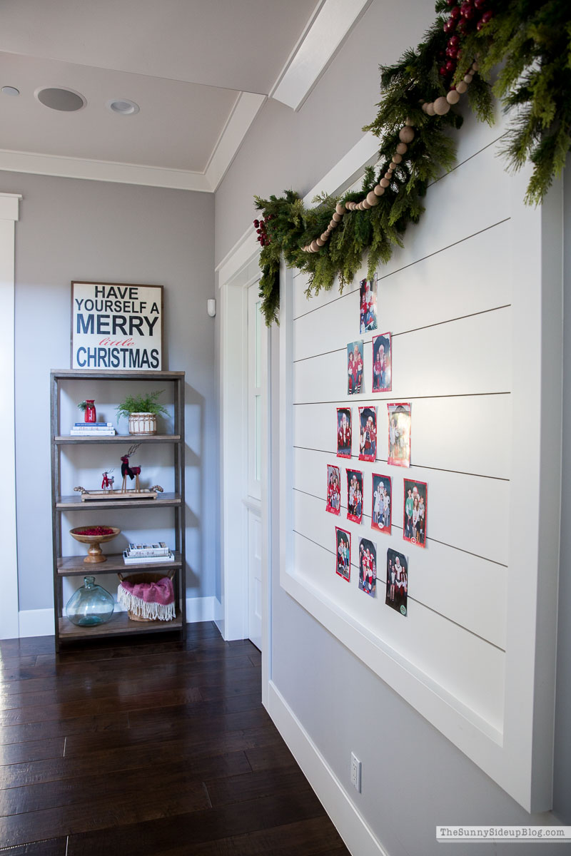 Christmas Card Display Wall (Sunny Side Up)