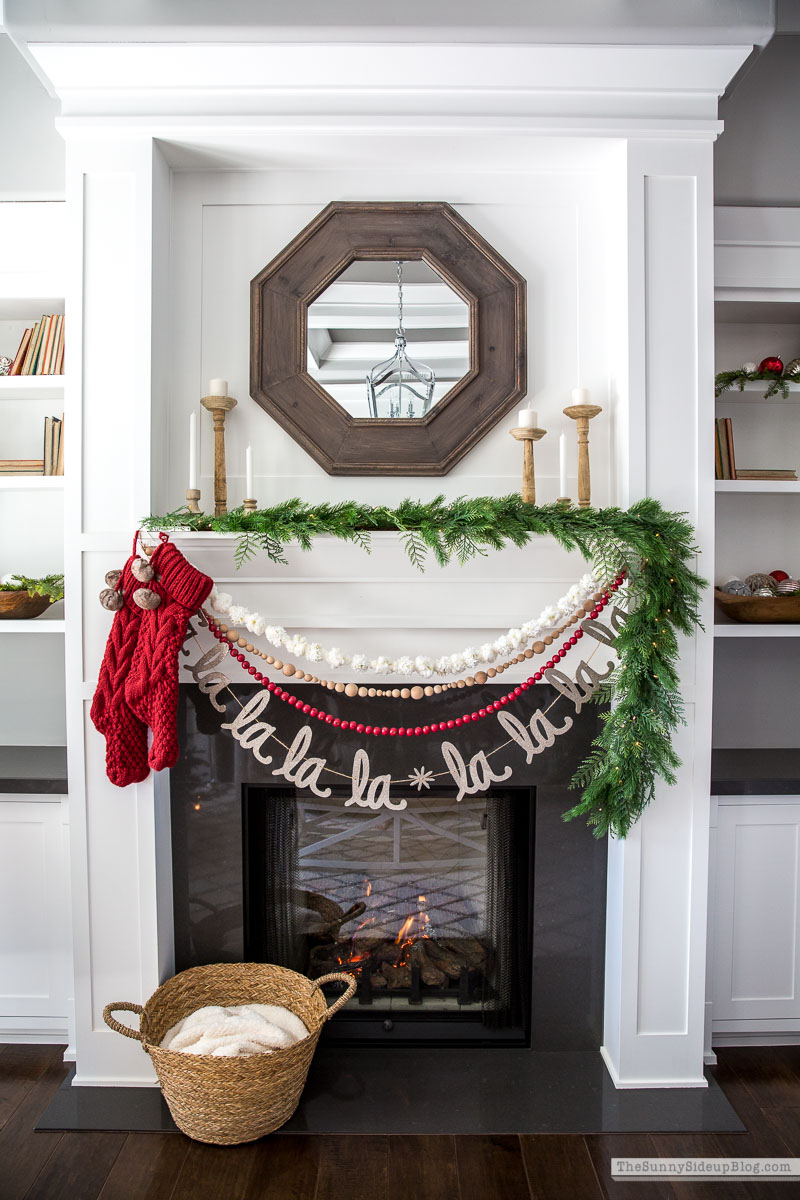 Living Room Christmas Decor (Sunny Side Up)