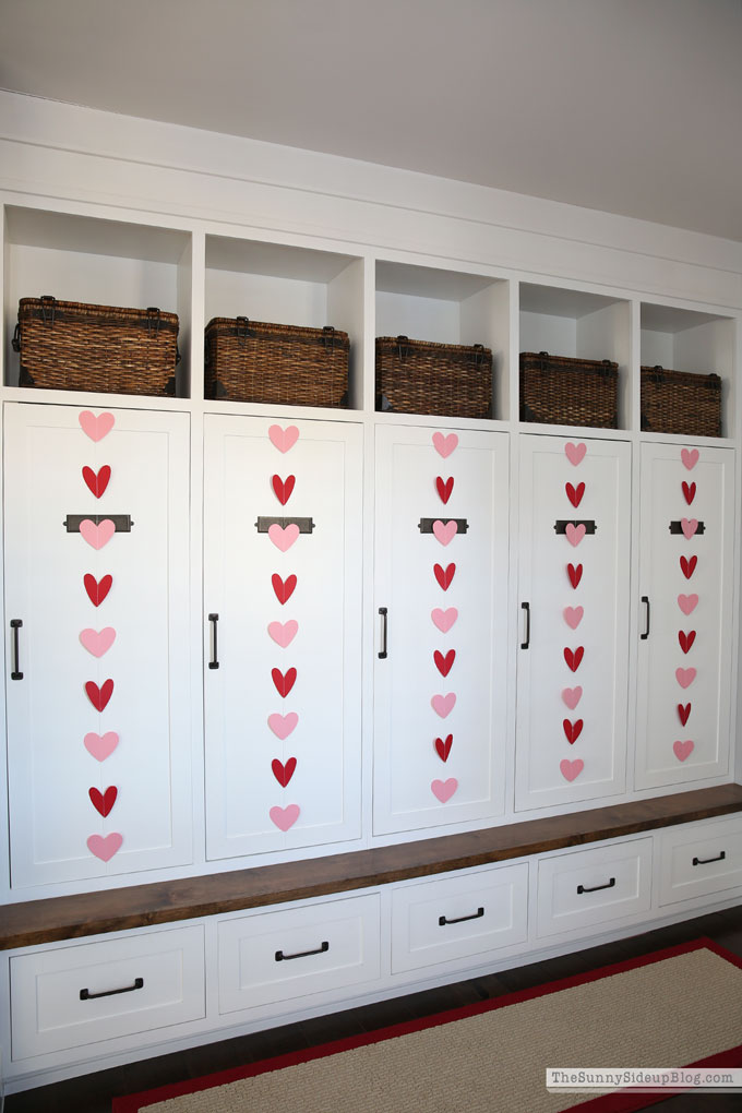 Mudroom Valentine's Day Decor (Sunny Side Up)