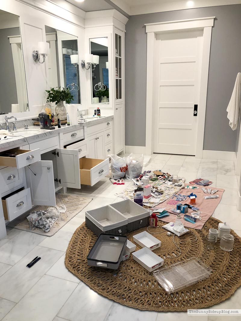 Organized Bathroom Drawers (Sunny Side Up)