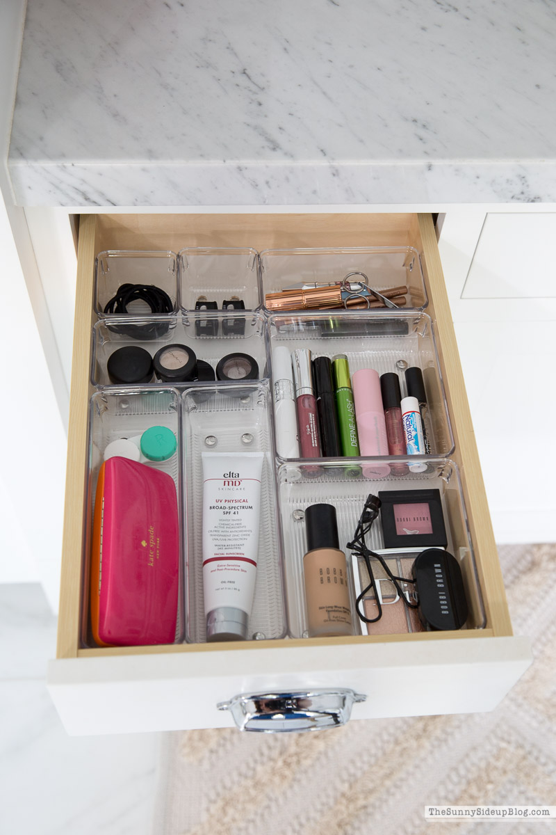 Organized Bathroom Drawers (Sunny Side Up)