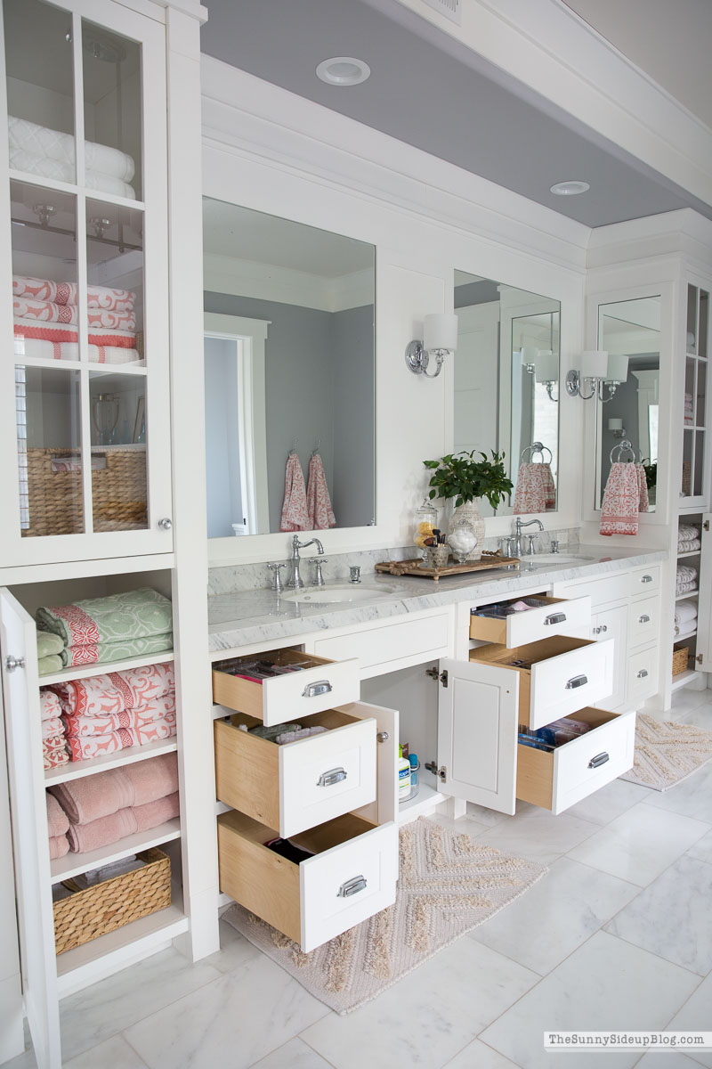 Organized Bathroom Drawers (Sunny Side Up)