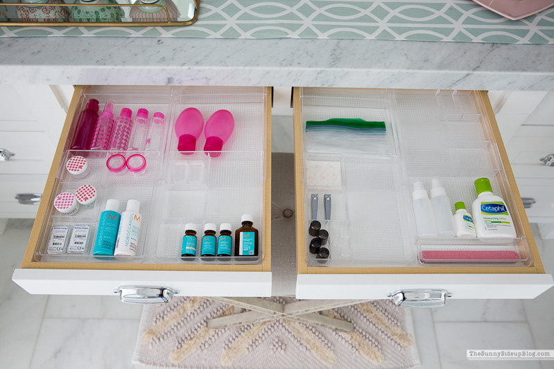 Organized Bathroom Drawers (Sunny Side Up)