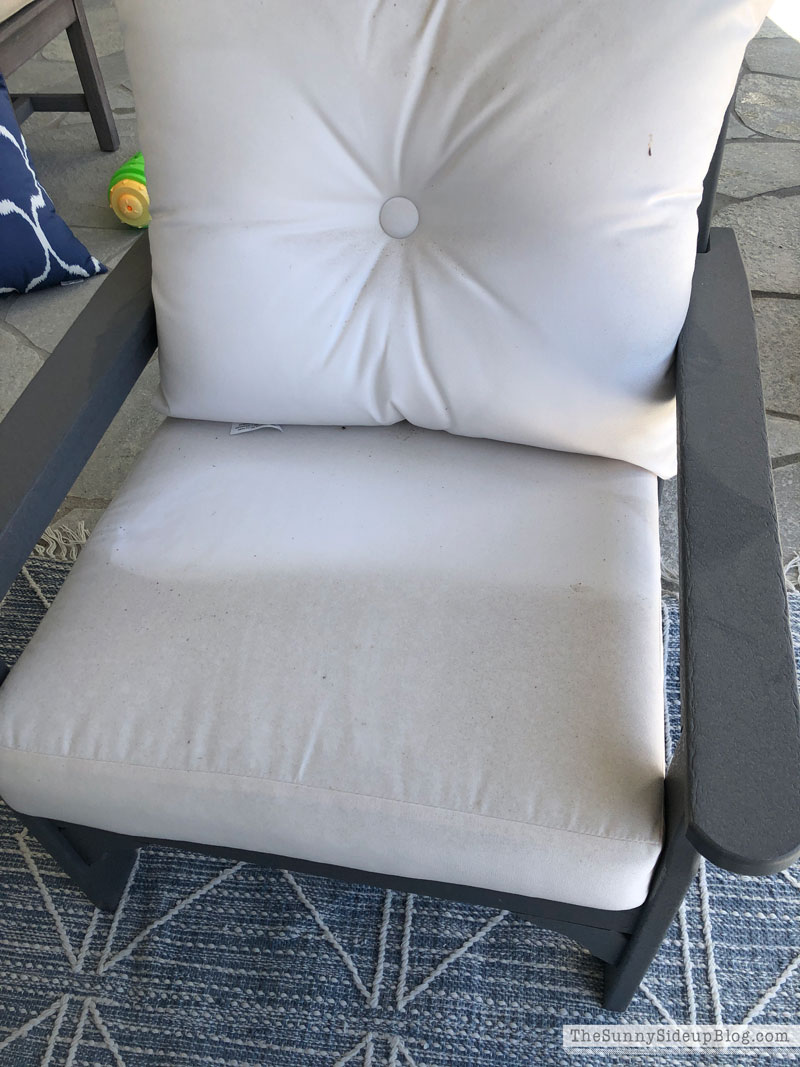 How to wash outdoor patio cushions (Sunny Side Up)