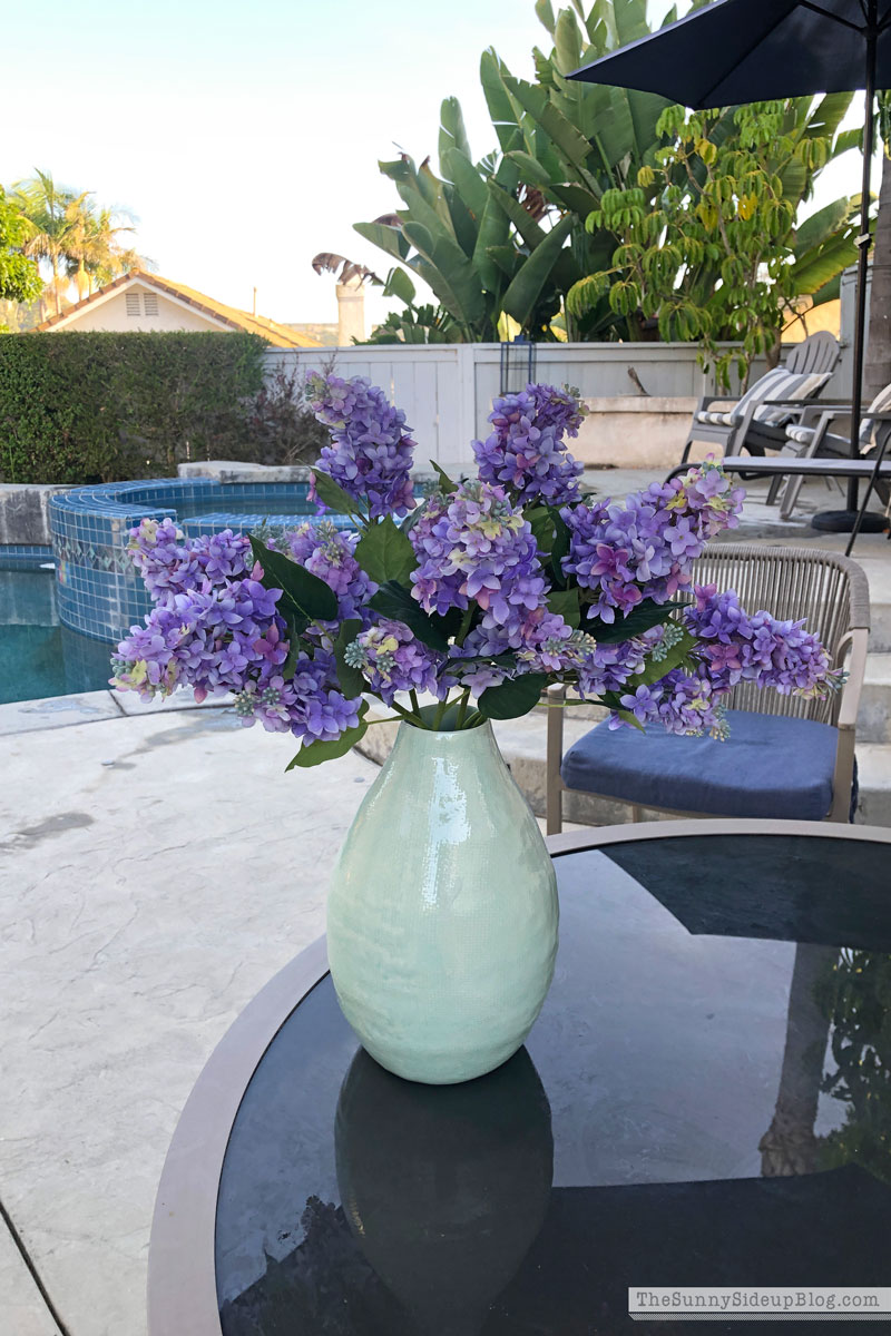 Beautiful faux lilacs (Sunny Side Up)