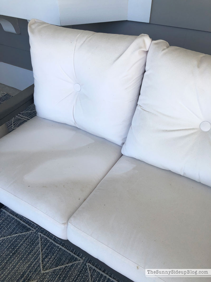 How to wash outdoor patio cushions (Sunny Side Up)