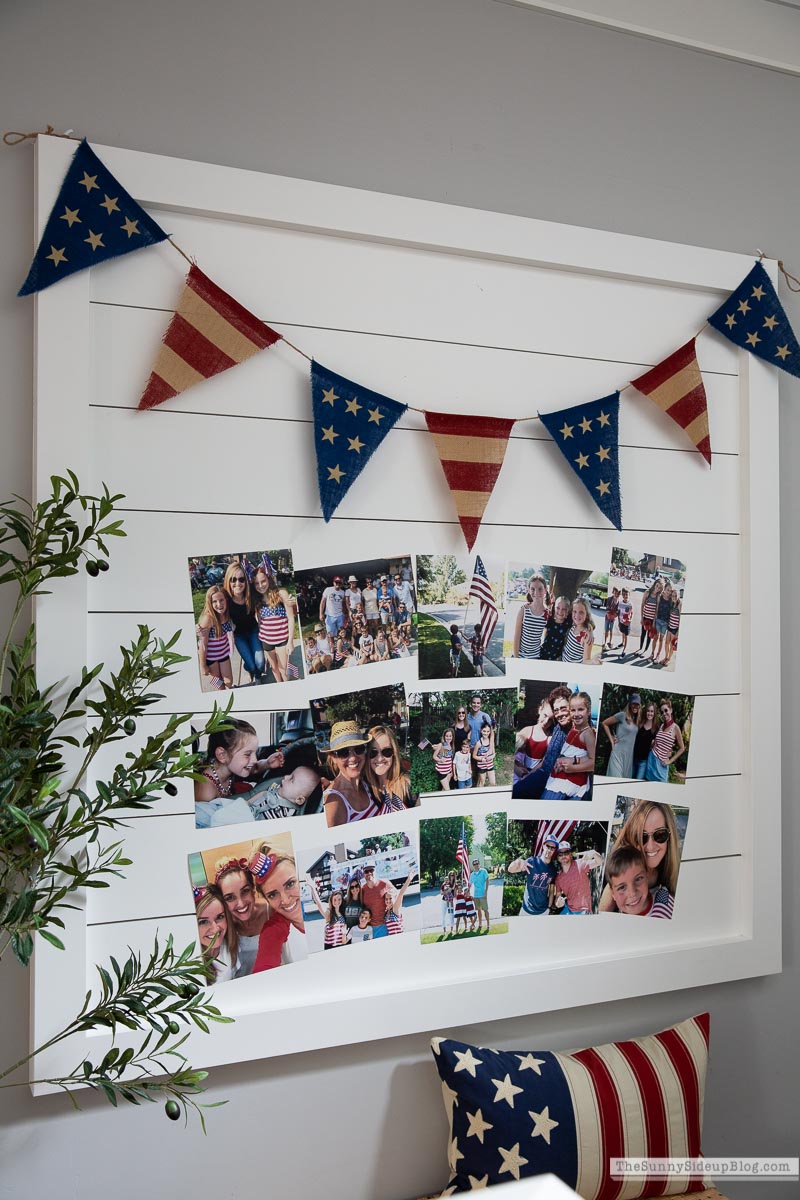 4th of July Picture Gallery Wall (Sunny Side Up)