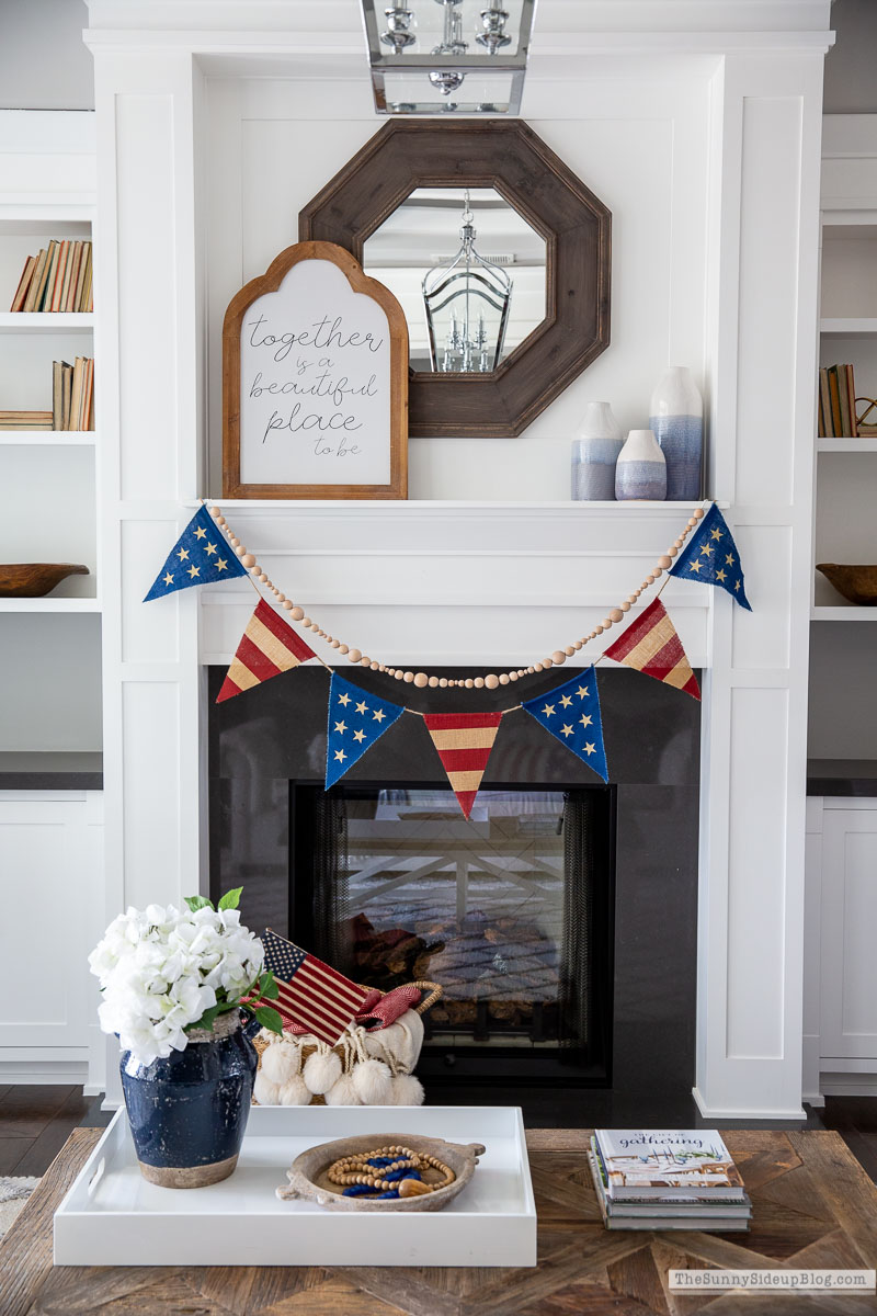 Patriotic Decor Living Room (Sunny Side Up)