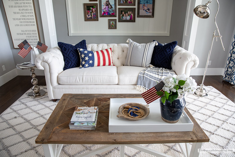 Patriotic Decor Living Room (Sunny Side Up)