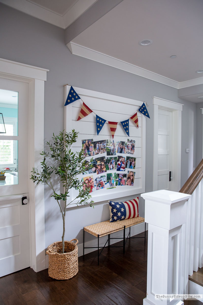 4th of July Picture Gallery Wall (Sunny Side Up)