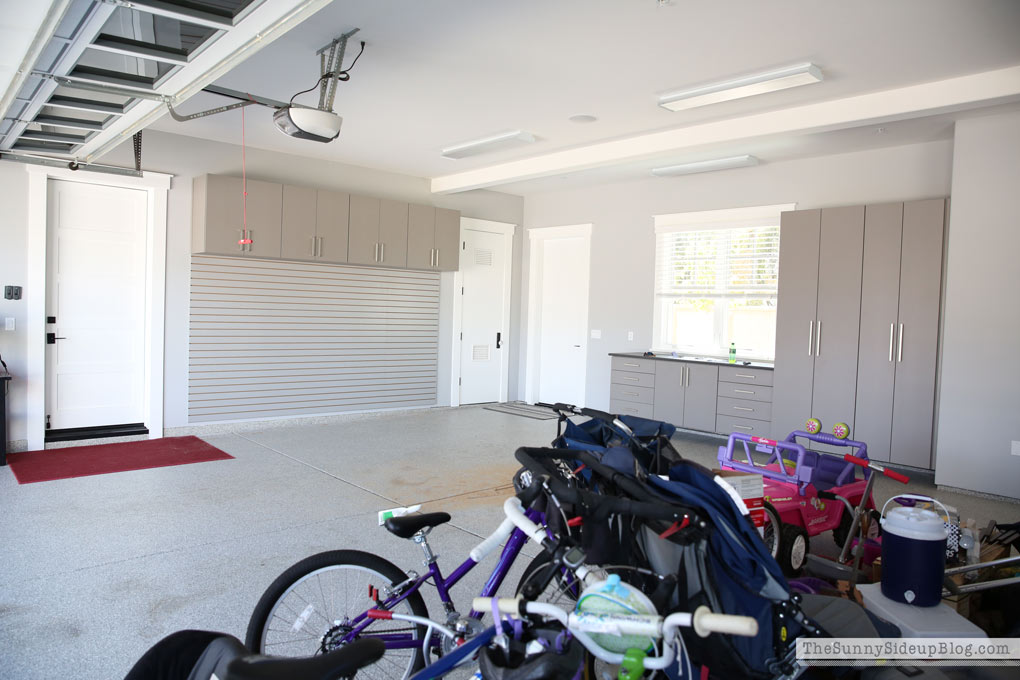 Organized Garage Slat Wall (Sunny Side Up)