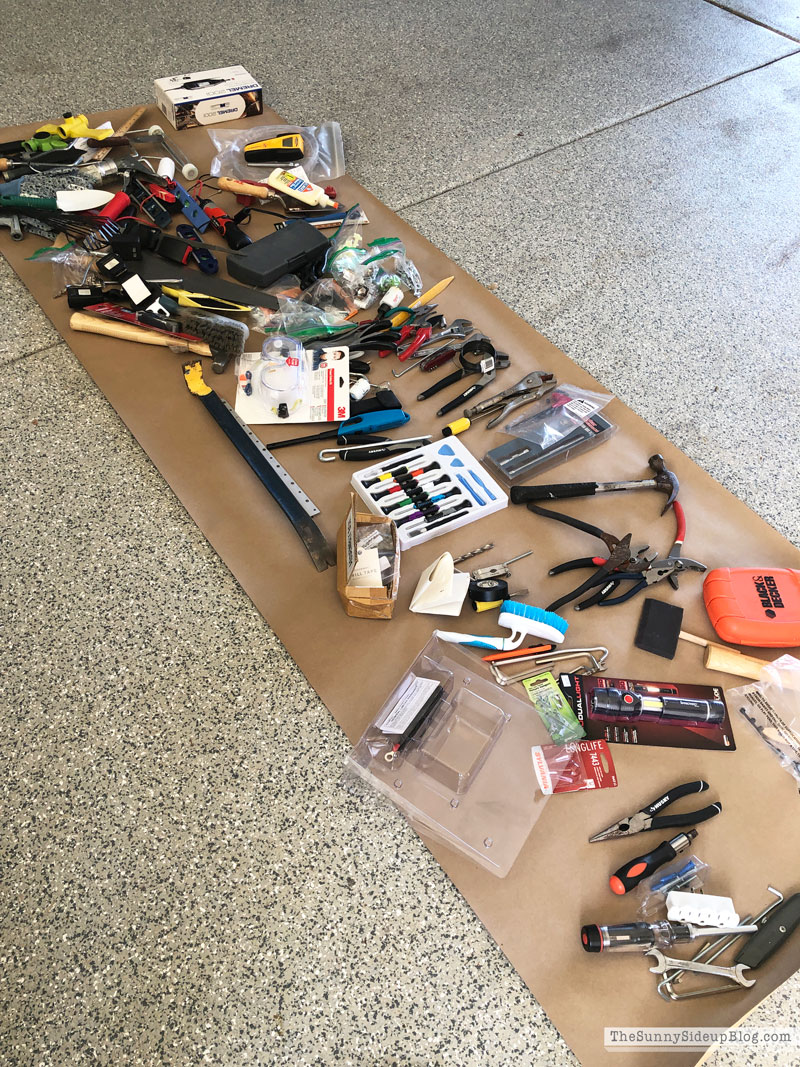 Organized Garage Drawers (Sunny Side Up)