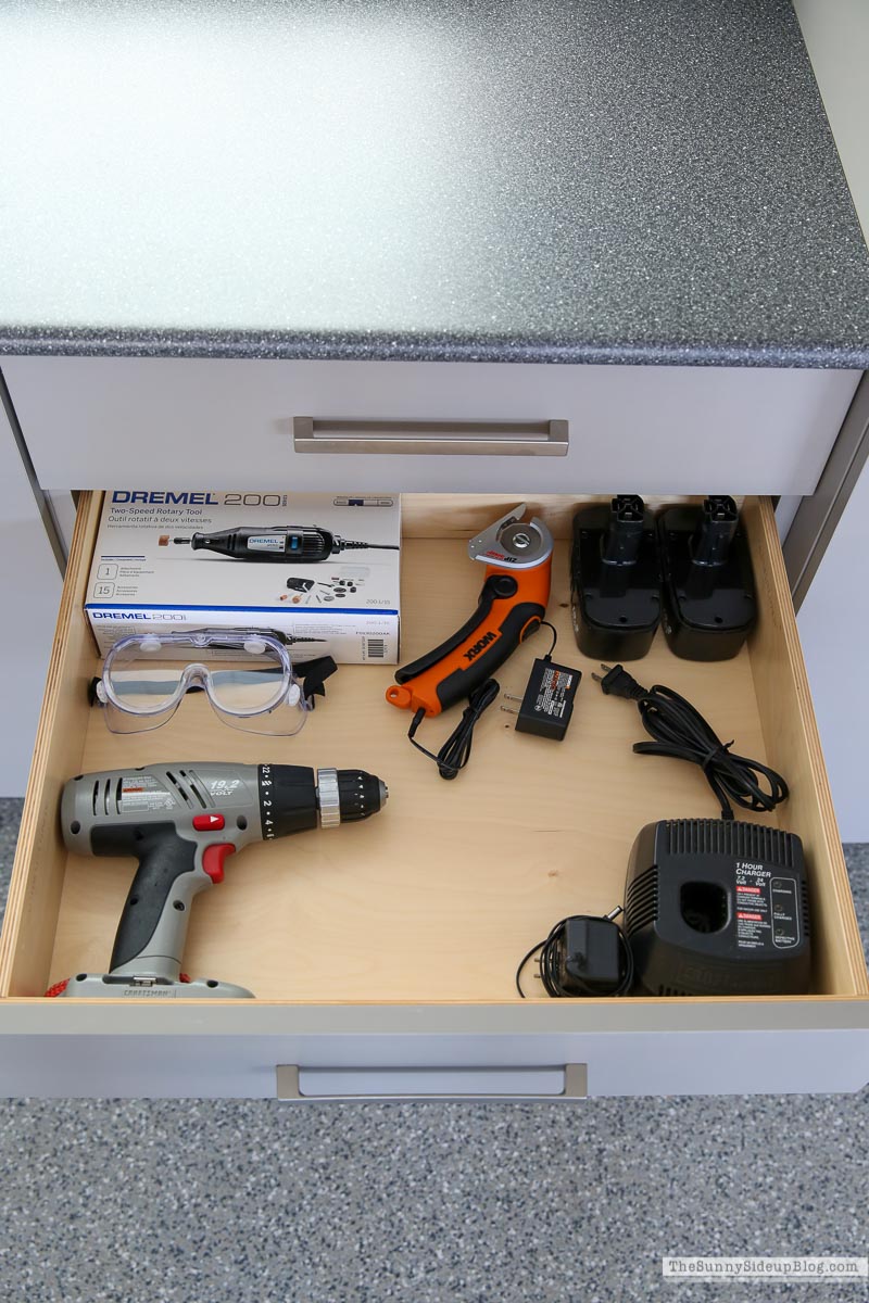 Organized Garage Drawers (Sunny Side Up)