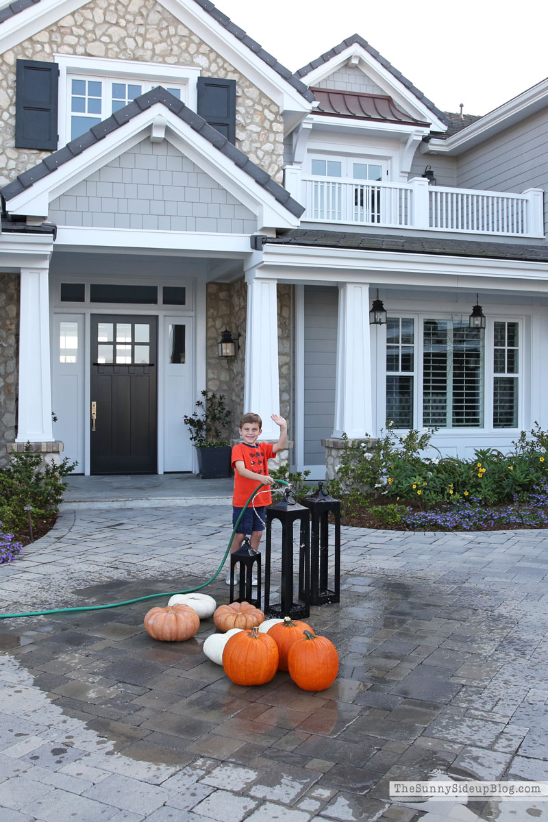 Fall Front Porch (Sunny Side Up)