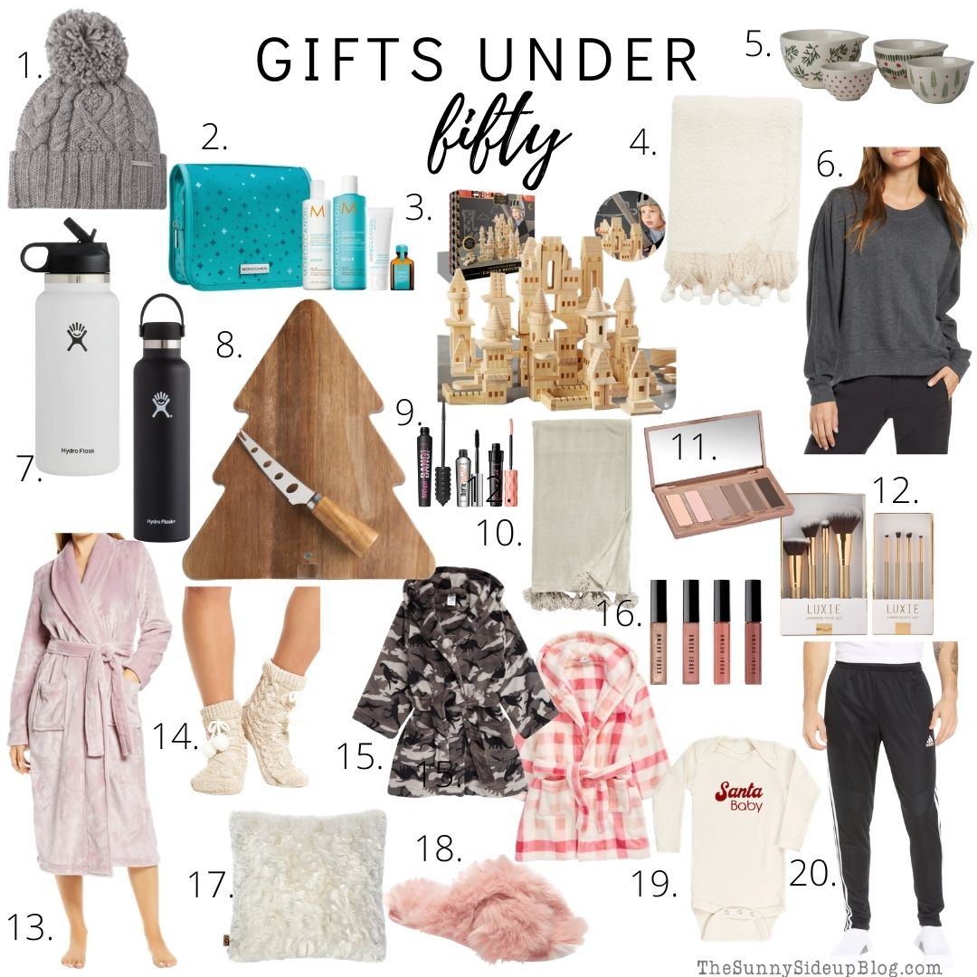 Holiday gifts under $50 (sunnysideup)