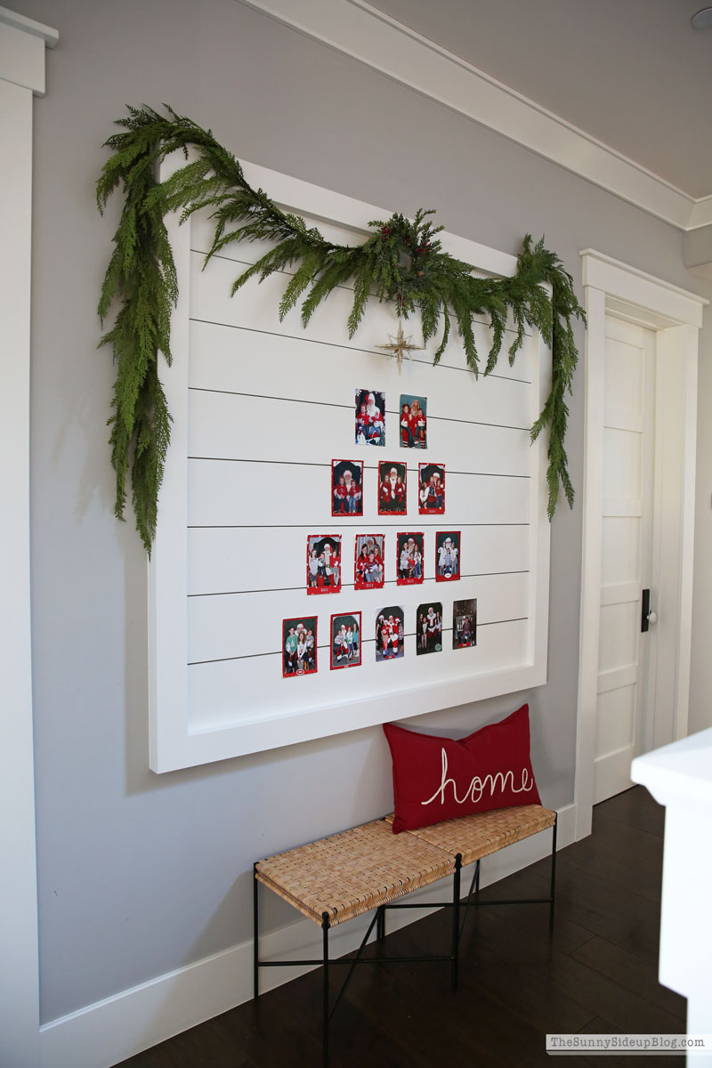 Shiplap Santa picture display (Sunny Side Up)