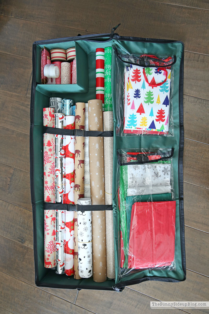 Wrapping Paper Organization (Sunny Side Up)