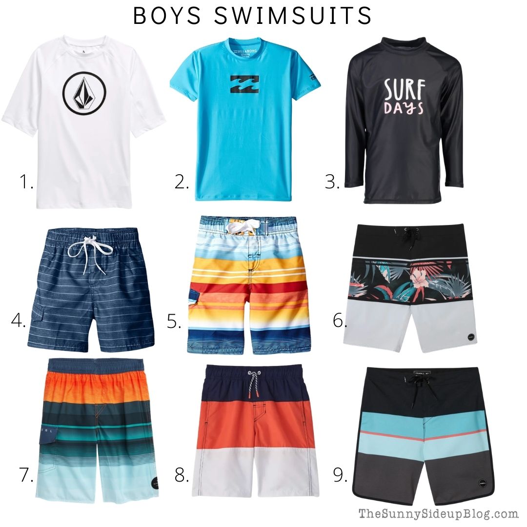 Boys Swimsuits (thesunnysideupblog.com)