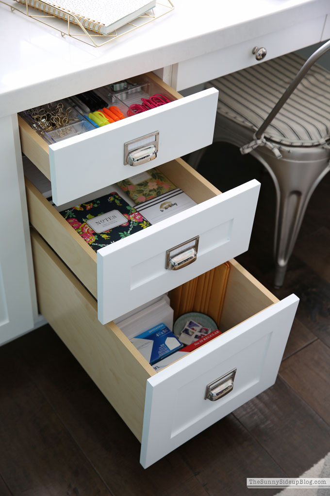 Home office and paper organization (Sunny Side Up)