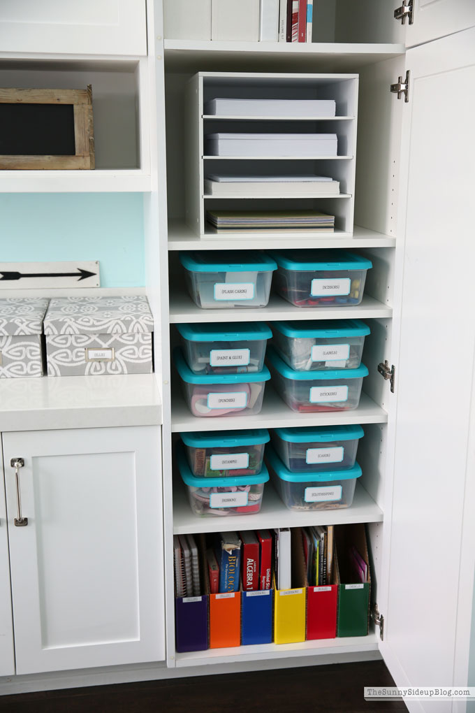 Home office and paper organization (Sunny Side Up)