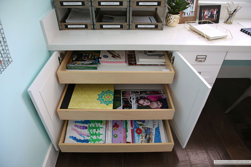 Home office and paper organization (Sunny Side Up)