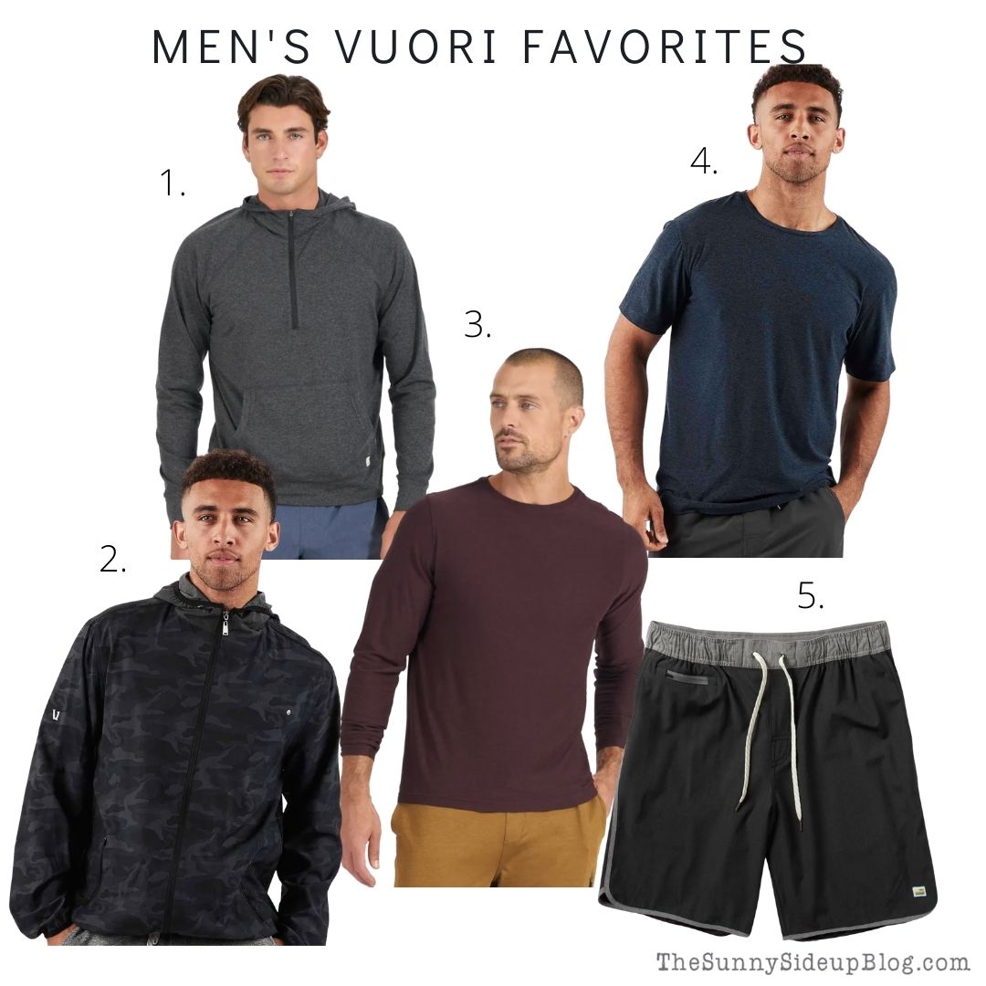 Men's Vuori Favorites (thesunnysideupblog.com)