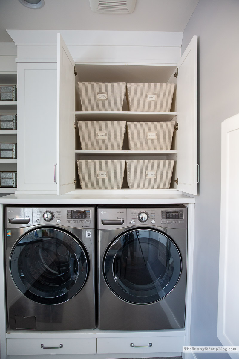 Organized Laundry Room (Sunny Side Up)