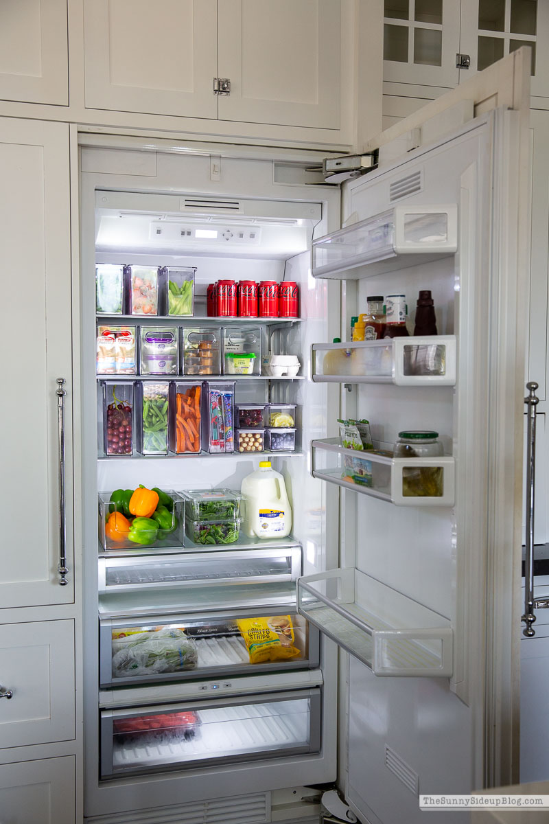 Organized Fridge (Sunny Side Up)