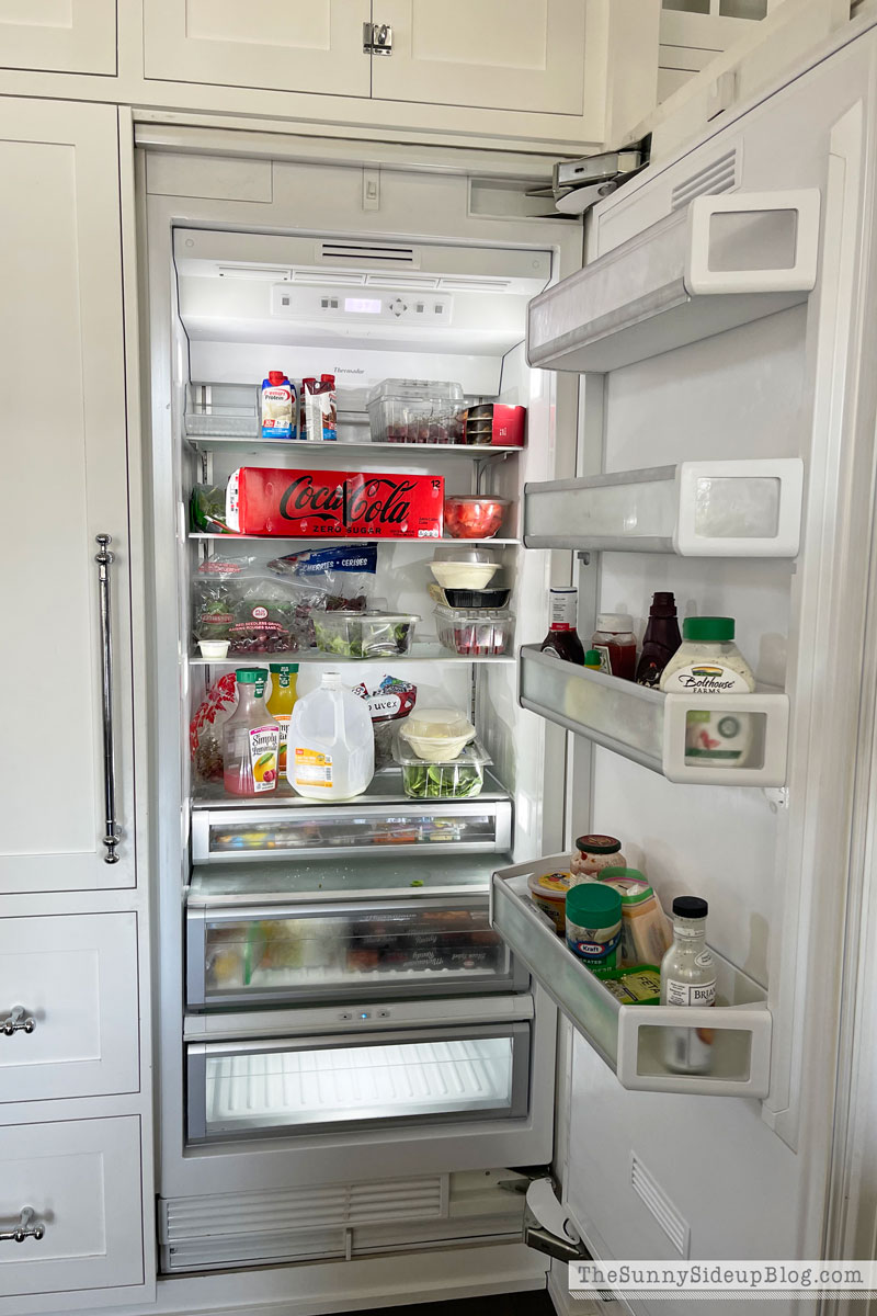 Organized Fridge (Sunny Side Up)